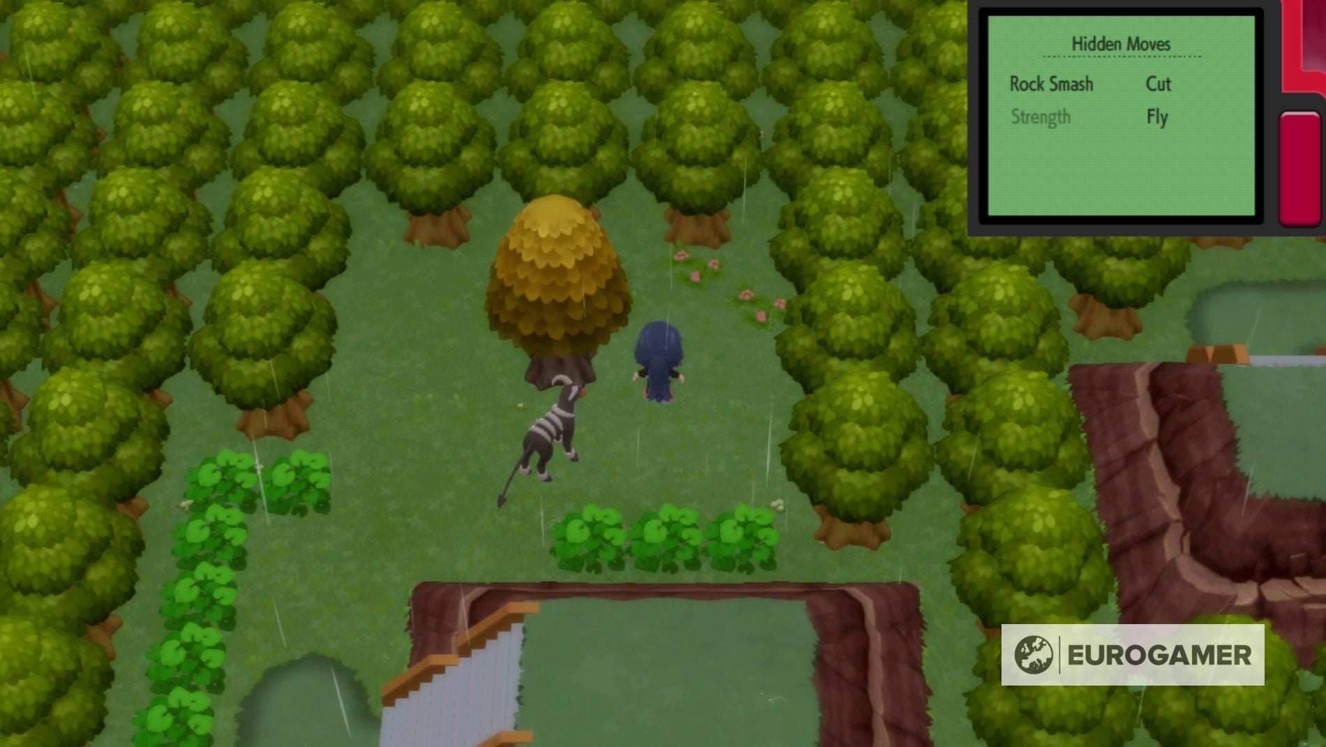 Honey tree Pokémon spawn list and wait time in Pokémon Brilliant